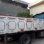 با سلام اتاق  ایسوزو 6 تن کف آهن با ورق زخیم در عرض  2.10 و طول 4.80